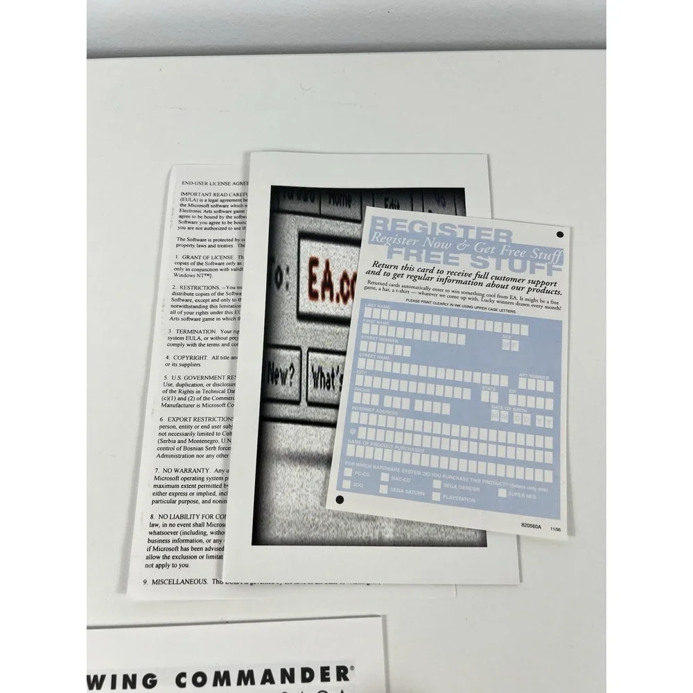 Wing Commander: The Kilrathi Saga Big Box PC ~ Origin Systems ~ Complete 3 Game